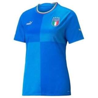 Camiseta Italia 1ª Equipación Mujer 2022 Azul Camiseta Italia 1ª Equipación Mujer 2022 Azul