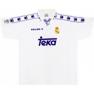 1ª Equipación Replica Camiseta Real Madrid Retro 1994 1996 Blanco 1ª Equipación Replica Camiseta Real Madrid Retro 1994 1996 Blanco