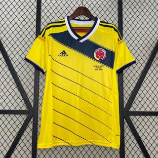 Tailandia Camiseta Columbia 1ª Equipación Retro 2014 Tailandia Camiseta Columbia 1ª Equipación Retro 2014