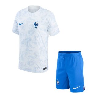 Camiseta Francia 2ª Equipación Niño 2022-2023 Camiseta Francia 2ª Equipación Niño 2022-2023
