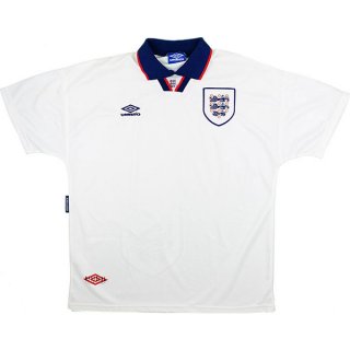 1ª Equipación Replica Camiseta Inglaterra Retro 1994 Blanco 1ª Equipación Replica Camiseta Inglaterra Retro 1994 Blanco