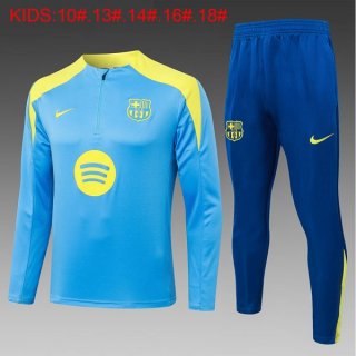 Ninos Sudadera De Training Barcelona 2026-2027 Azul 5