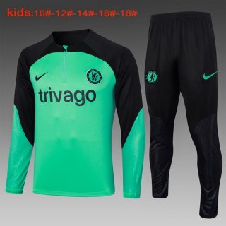 Ninos Sudadera De Training Chelsea 2024-2025 Verde Ninos Sudadera De Training Chelsea 2024-2025 Verde