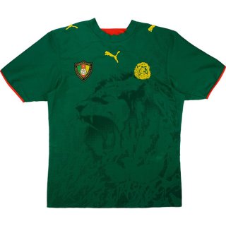 1ª Equipación Replica Camiseta Camerún Retro 2006 Verde 1ª Equipación Replica Camiseta Camerún Retro 2006 Verde