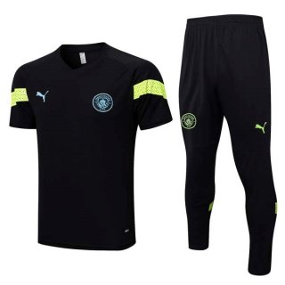 Polo Manchester City Conjunto Completo 2023-2024 Negro Polo Manchester City Conjunto Completo 2023-2024 Negro