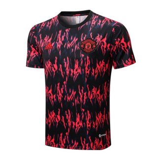 Polo Manchester United 2022-2023 Rojo Negro Polo Manchester United 2022-2023 Rojo Negro