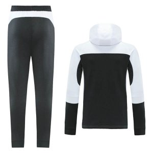 Chandal Con Capucha Marsella 2021-2022 Blanco Negro