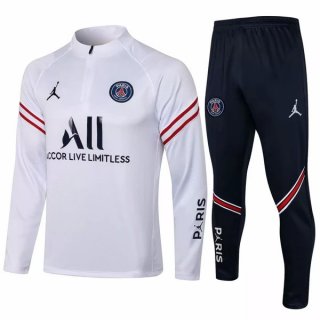 Chandal PSG 2021-2022 Blanco Negro Chandal PSG 2021-2022 Blanco Negro
