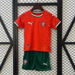 Camiseta Portugal 1ª Equipación Niño 2025