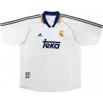 1ª Equipación Replica Camiseta Real Madrid Retro 1999 2000 Blanco
