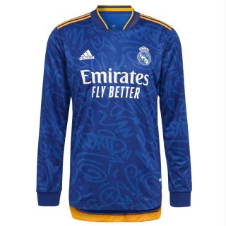 2ª Equipación Replica Camiseta Real Madrid ML 2021-2022 2ª Equipación Replica Camiseta Real Madrid ML 2021-2022