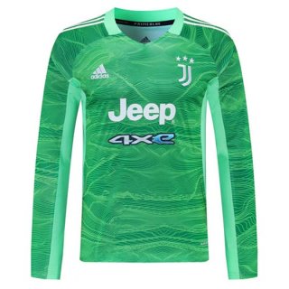 Replica Camiseta Juventus Portero ML 2021-2022 Verde Replica Camiseta Juventus Portero ML 2021-2022 Verde