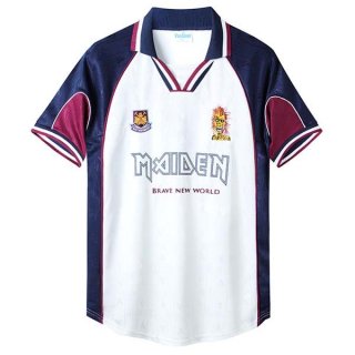 Camiseta Iron Maiden x West Ham Retro 2ª Equipación 1999/2001 Camiseta Iron Maiden x West Ham Retro 2ª Equipación 1999/2001