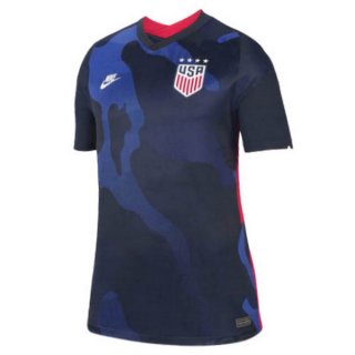 2ª Equipación Camiseta Estados Unidos Mujer 2020 Azul 2ª Equipación Camiseta Estados Unidos Mujer 2020 Azul