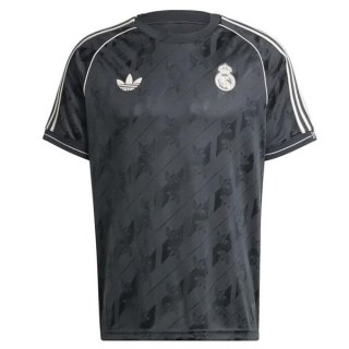 Tailandia Camiseta Real Madrid Cotton 2025-2026 Gris Tailandia Camiseta Real Madrid Cotton 2025-2026 Gris