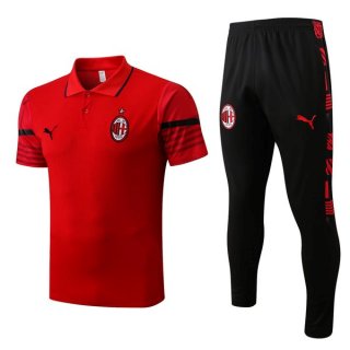 Polo AC Milan Conjunto Completo 2022-2023 Rojo Polo AC Milan Conjunto Completo 2022-2023 Rojo