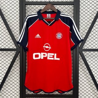 Tailandia Camiseta Bayern Munich 1ª Equipación Retro 2000-2001 Tailandia Camiseta Bayern Munich 1ª Equipación Retro 2000-2001