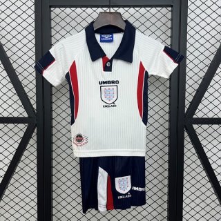 Camiseta Inglaterra 1ª Equipación Niño Retro 1998 Camiseta Inglaterra 1ª Equipación Niño Retro 1998