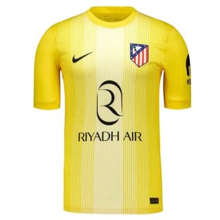 Tailandia Camiseta Atletico Madrid Portero 2025-2026 Amarillo