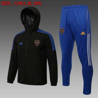 Rompevientos Boca Juniors Conjunto Completo 2022 Negro Azul Rompevientos Boca Juniors Conjunto Completo 2022 Negro Azul