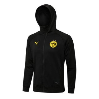 Chaqueta Con Capucha Borussia Dortmund 2022-2023 Negro Amarillo Chaqueta Con Capucha Borussia Dortmund 2022-2023 Negro Amarillo