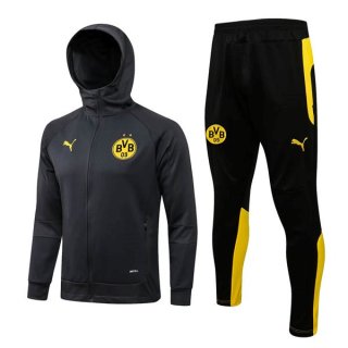 Chandal Con Capucha Borussia Dortmund 2022-2023 Gris Chandal Con Capucha Borussia Dortmund 2022-2023 Gris