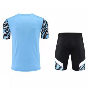 Camiseta Entrenamiento Manchester City Conjunto Completo 2021-2022 Azul