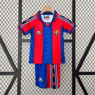 Camiseta Barcelona 1ª Equipación Niño Retro 1995 1997 Camiseta Barcelona 1ª Equipación Niño Retro 1995 1997