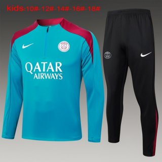 Niños Sudadera De Training PSG 2024-2025 Azul 3 Niños Sudadera De Training PSG 2024-2025 Azul 3