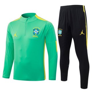 Sudadera De Training Brasil 2026-2027 Verde 2