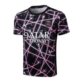 Camiseta Entrenamiento PSG 2025-2026 Negro Rosa 3