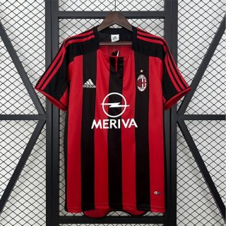 Tailandia Camiseta AC Milan 1ª Equipación Retro 2003-2004 Tailandia Camiseta AC Milan 1ª Equipación Retro 2003-2004