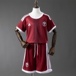 Camiseta Qatar 1ª Equipación Niño 2026