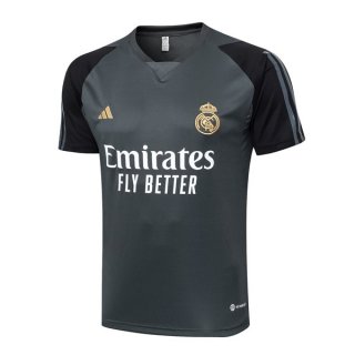Camiseta Entrenamiento Real Madrid 2024-2025 Gris Camiseta Entrenamiento Real Madrid 2024-2025 Gris