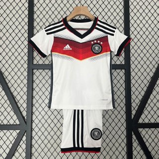Camiseta Alemania 1ª Equipación Retro Niño 2014 Camiseta Alemania 1ª Equipación Retro Niño 2014