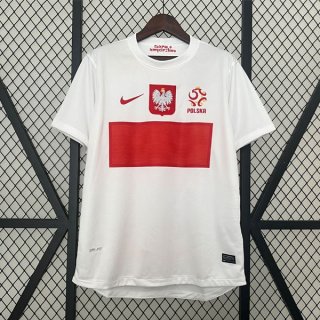 Tailandia Camiseta Polonia 1ª Equipación Retro 2012 Tailandia Camiseta Polonia 1ª Equipación Retro 2012