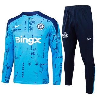 Sudadera De Training Chelsea 2024-2025 Azul Sudadera De Training Chelsea 2024-2025 Azul