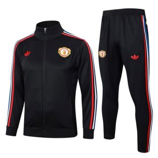 Chandal Manchester United 2024-2025 Negro 3 Chandal Manchester United 2024-2025 Negro 3
