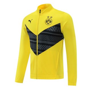 Chaqueta Borussia Dortmund 2022-2023 Amarillo Negro Chaqueta Borussia Dortmund 2022-2023 Amarillo Negro