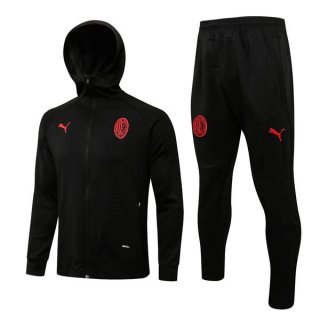 Chandal Con Capucha AC Milan 2022-2023 Negro Chandal Con Capucha AC Milan 2022-2023 Negro