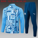Ninos Sudadera De Training Marsella 2025-2026 Azul 5
