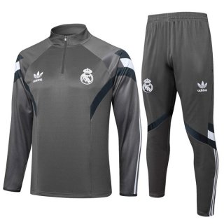 Sudadera De Training Real Madrid 2024-2025 Gris 2 Sudadera De Training Real Madrid 2024-2025 Gris 2