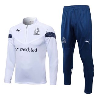 Sudadera De Training Marsella 2023-2024 Blanco Sudadera De Training Marsella 2023-2024 Blanco