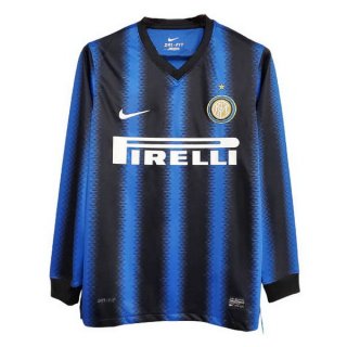 1ª Equipación Replica Camiseta Inter Milan ML Retro 2010 2011 Azul 1ª Equipación Replica Camiseta Inter Milan ML Retro 2010 2011 Azul