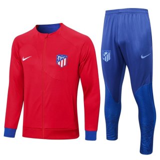 Chandal Atletico Madrid 2022-2023 Rojo Azul Chandal Atletico Madrid 2022-2023 Rojo Azul