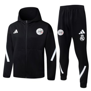 Chandal Con Capucha Ajax 2026-2027 Negro