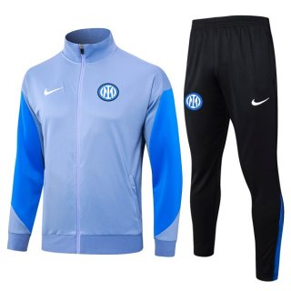 Chandal Inter Milan 2024-2025 Gris Azul 3 Chandal Inter Milan 2024-2025 Gris Azul 3