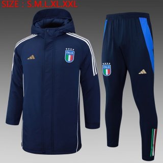 Abrigo Italia Conjunto Completo 2024-2025 Azul Abrigo Italia Conjunto Completo 2024-2025 Azul