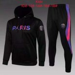 Niños Chandal Con Capucha Paris Saint Germain 2022 Negro Rosa 1