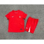 Camiseta Turquía 1ª Equipación Niño 2024-2025